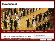 Tablet Screenshot of debuetanten.at